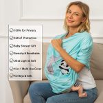PPOGOO Nursing Cover for Breastfeeding Super Soft Multi Use for Baby Car Seat Covers Canopy Shopping Cart Cover Scarf Light Blanket Stroller Cover - Image 5